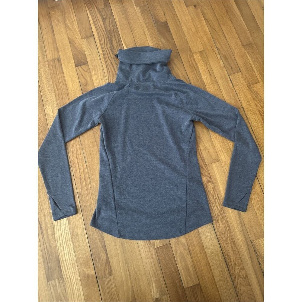 Ariat Tek Women's Canny Top Long Sleeve Funnel Neck Grey Size S - Picture 5 of 7